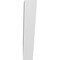 Ekena Millwork 6-in. W x 20-in. D x 32-in. H Traditional Architectural Grade PVC Knee Brace BRCP06X20X32TRA - alternate 4